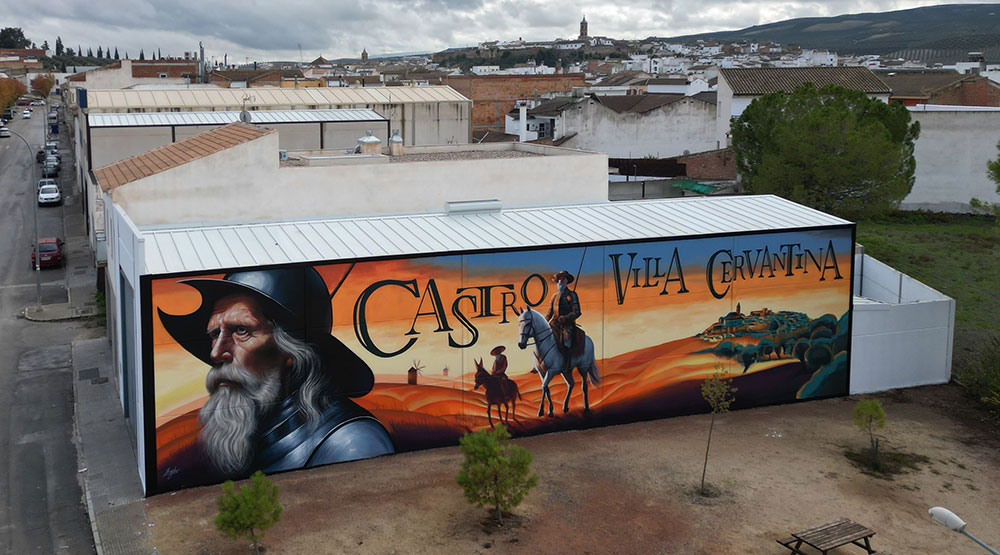 “Don Quijote y Sancho Panza” @Sake Ink / Castro del Río (Córdoba)