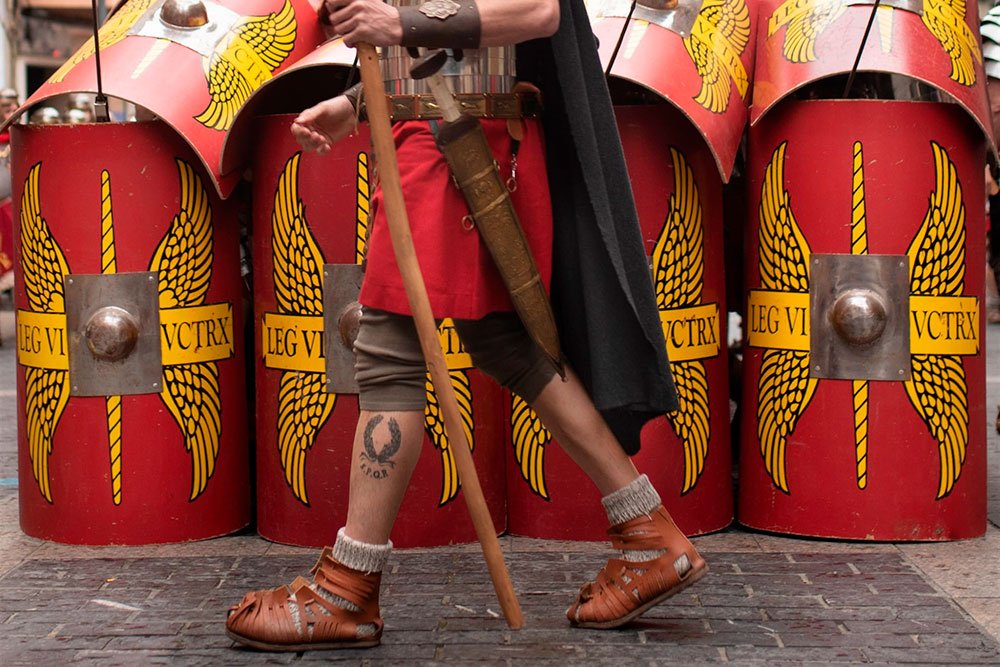 Legionarios en formación - Foto: Silvia Rodríguez