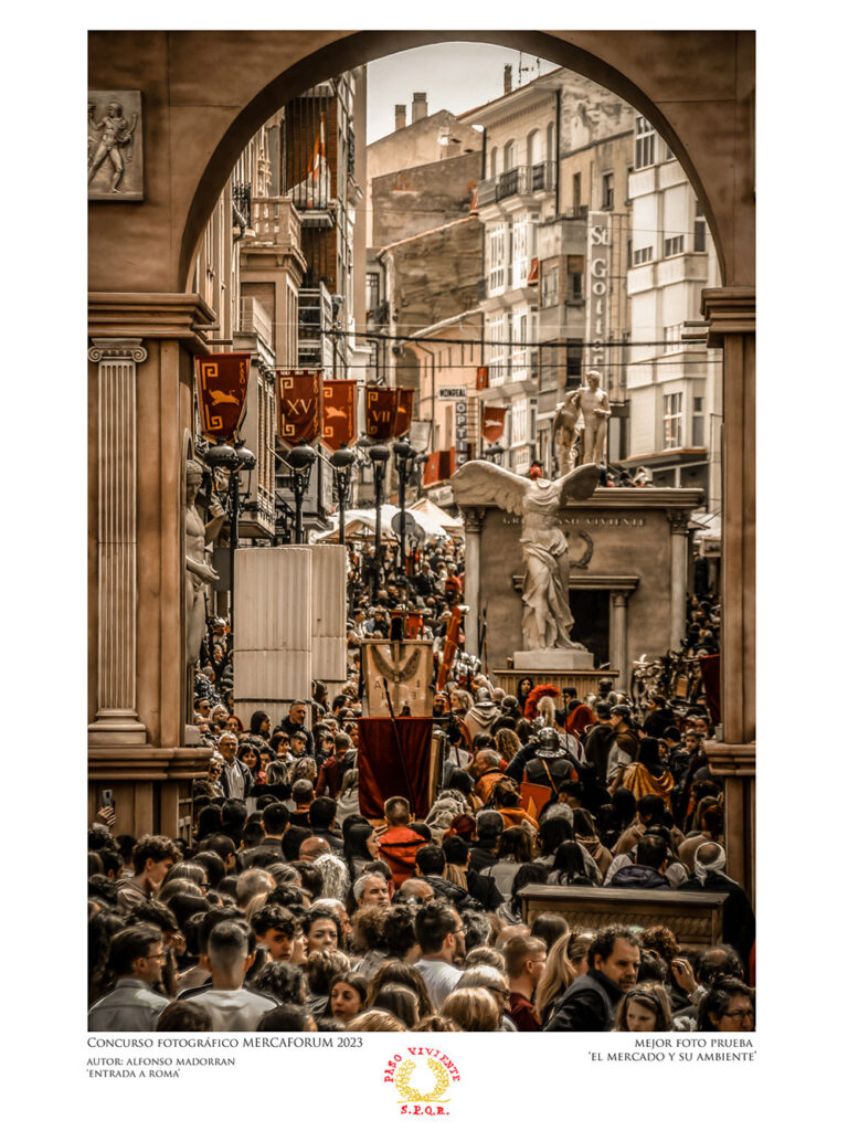 El mercado y su ambiente – Alfonso Madorrán “Entrada a Roma”