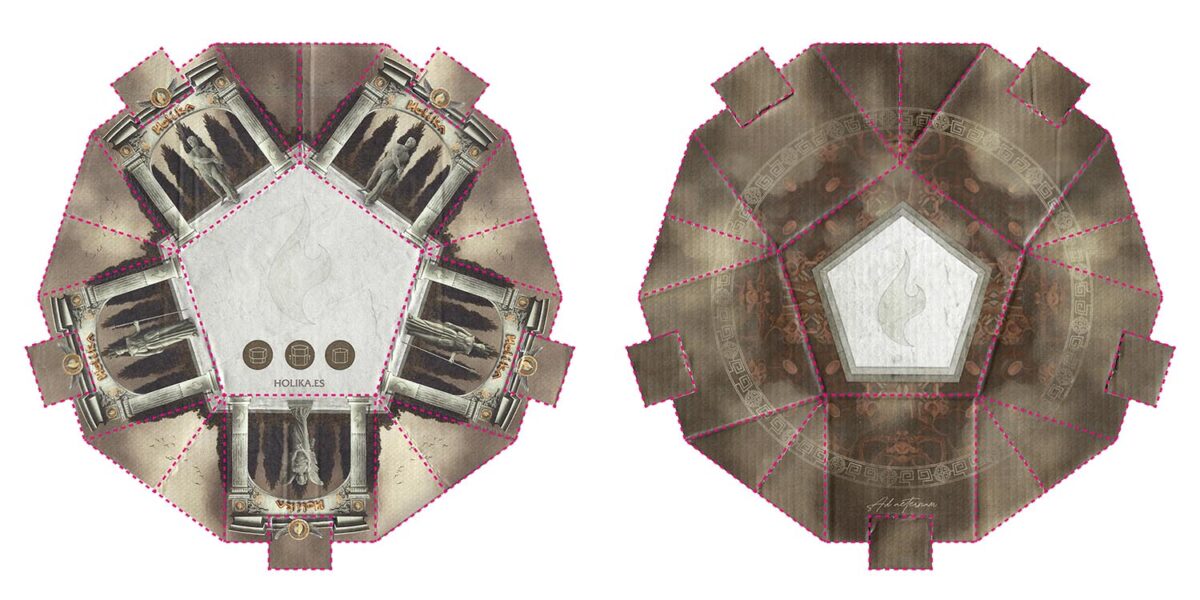 Holika: parte inferior de la caja - Exterior e Interior