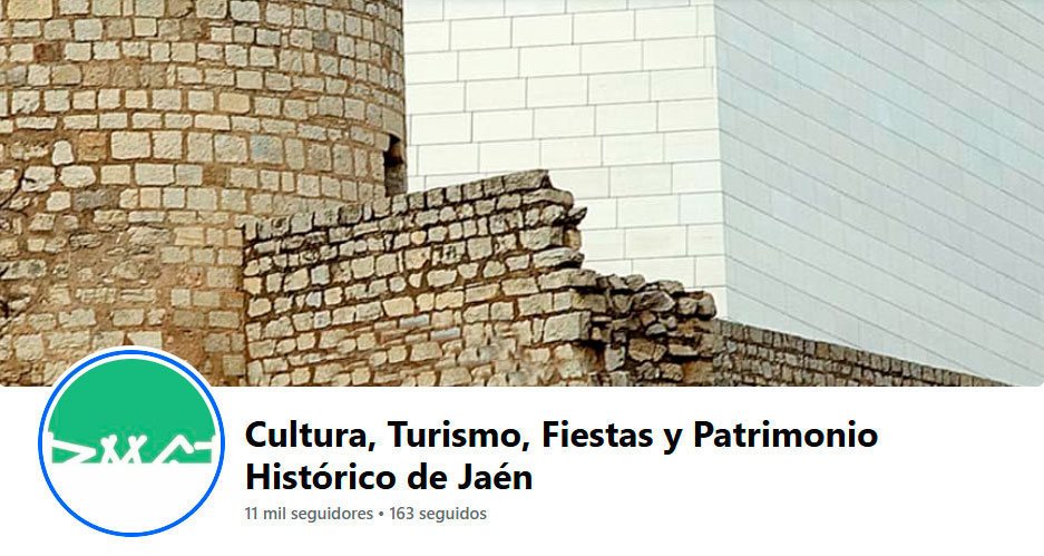 Imagen perfil de Facebook de la concejalía de Cultura, turismo, Fiestas y Patrimonio Histórico de Jaén